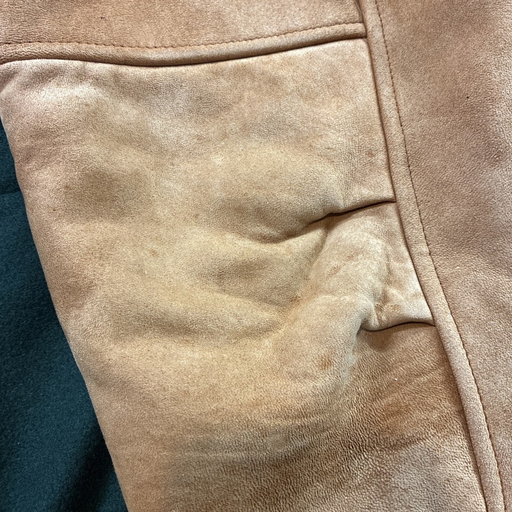 VTG Varsity Bomber Letterman Jacket Leather Wool Mens M Pelle Sports Coat Blank - Picture 5 of 16